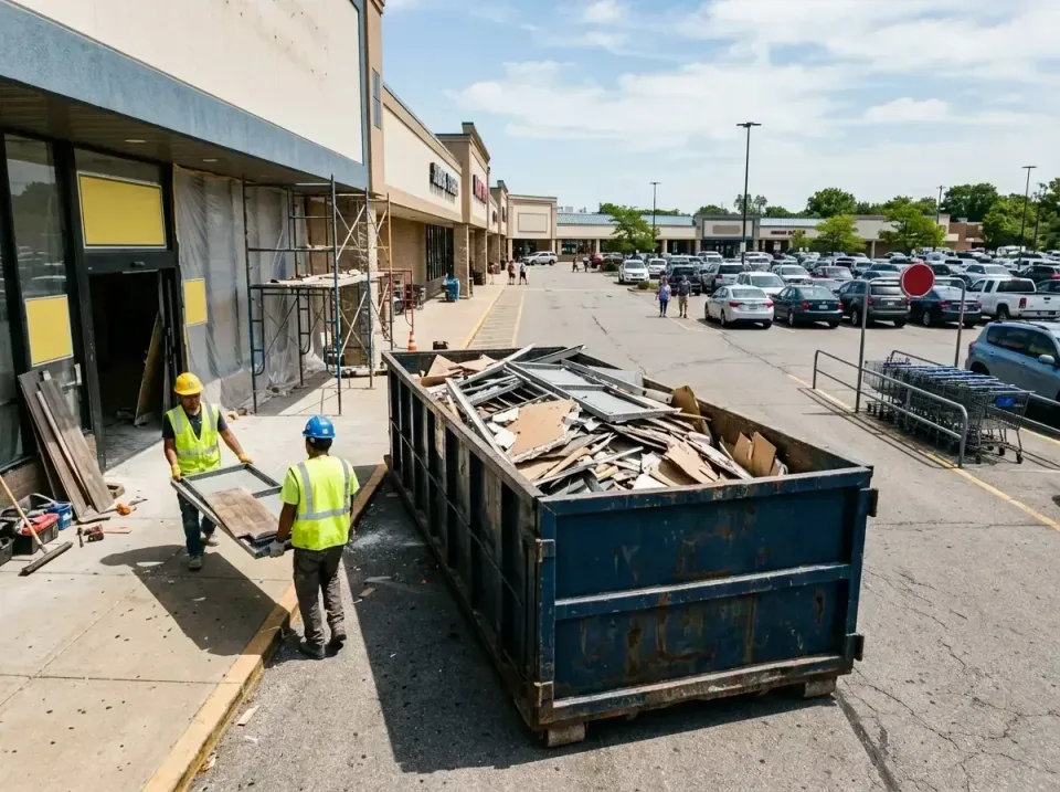 retail-store-renovation-debris-003 — frequently asked questions, Roll-off Dumpster Rentals in Red Bud, IL